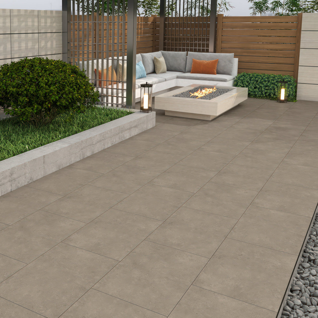 Basalt 600x600mm Porcelain Paving (Pack 2)