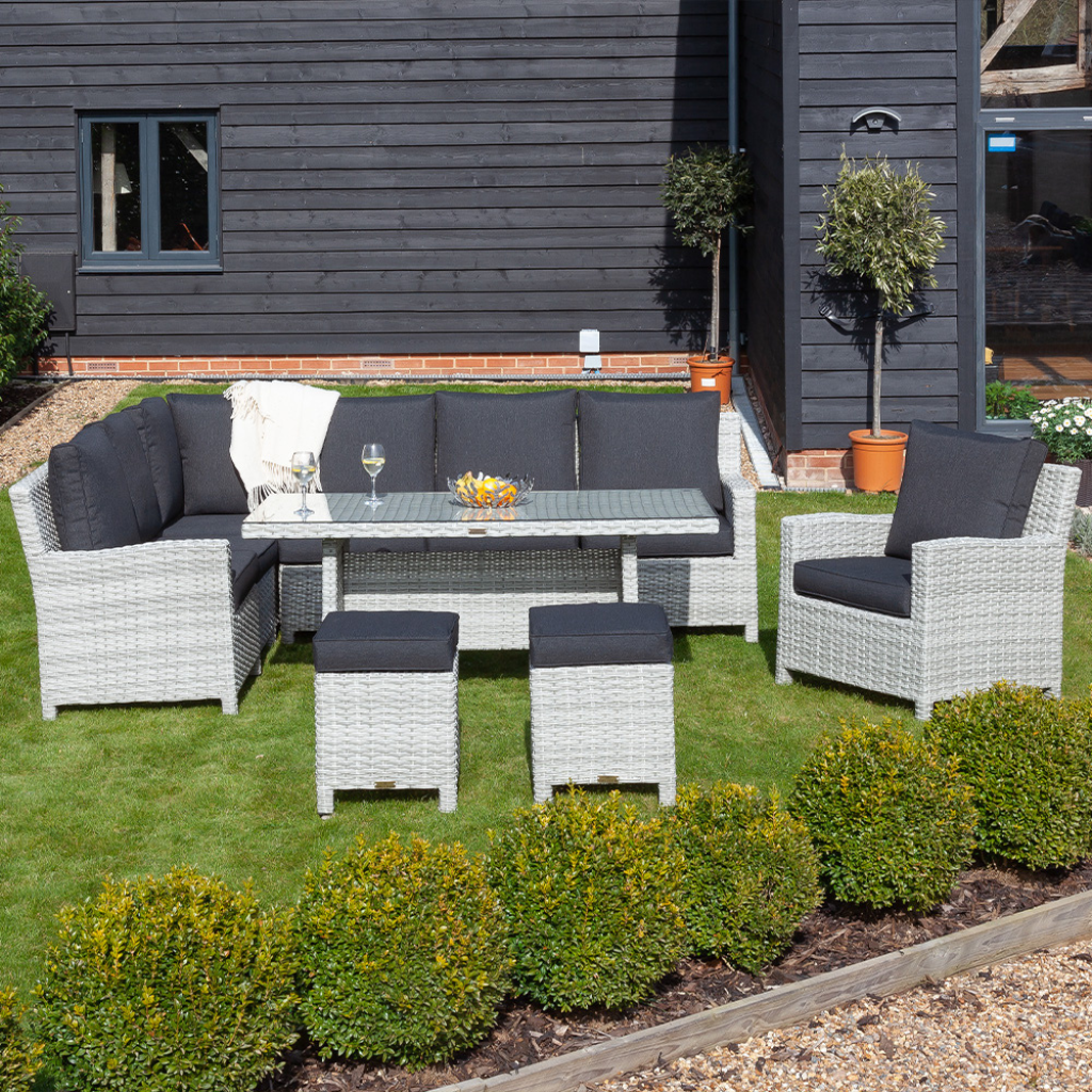 Baret Modular Rattan Dining Set Chair