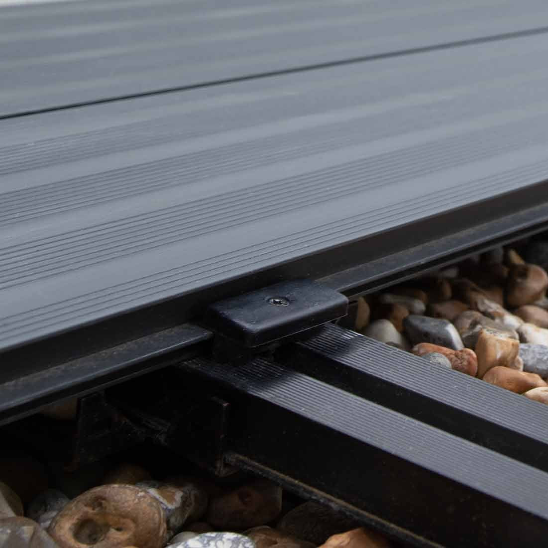 Pro-Grip Aluminium Deck Board 7016 Anthracite Grey - 3.6m | Hyperion Aluminium