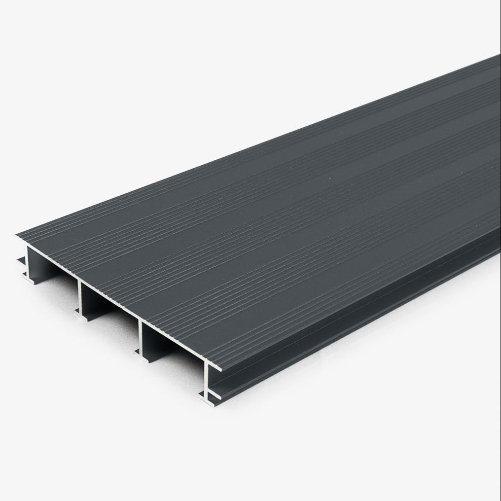 Pro-Grip Aluminium Deck Board 7016 Anthracite Grey - 3.6m | Hyperion Aluminium