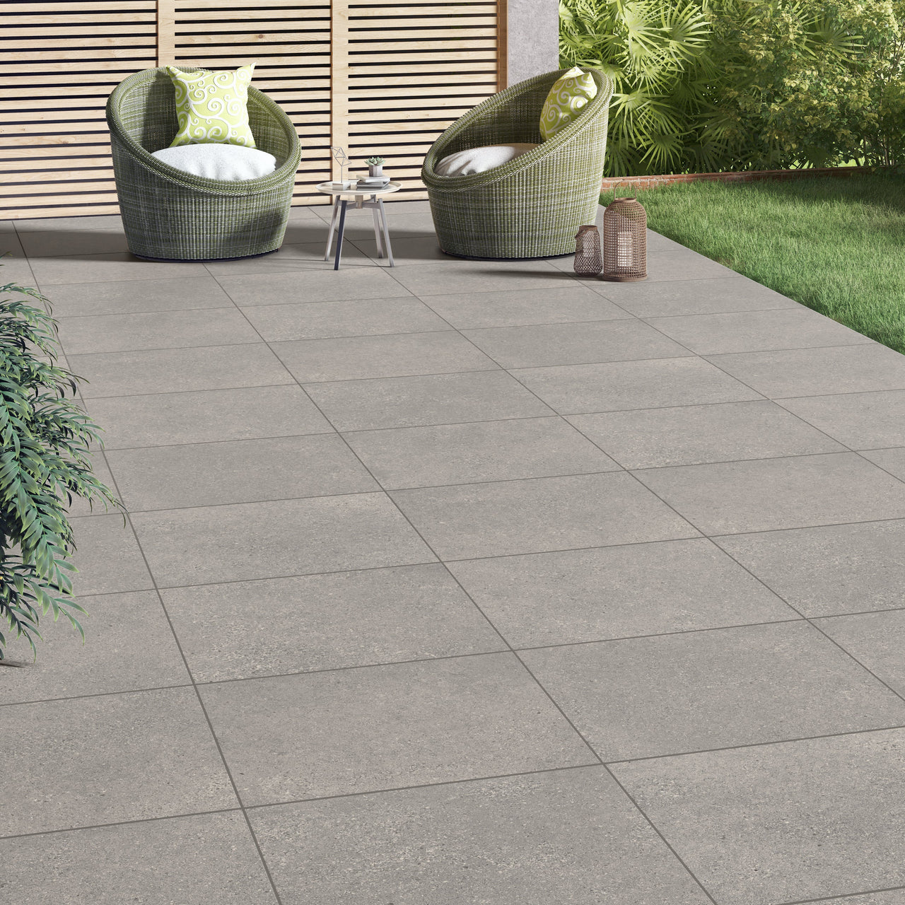 Flint 600x600mm Porcelain Paving (Pack 2)