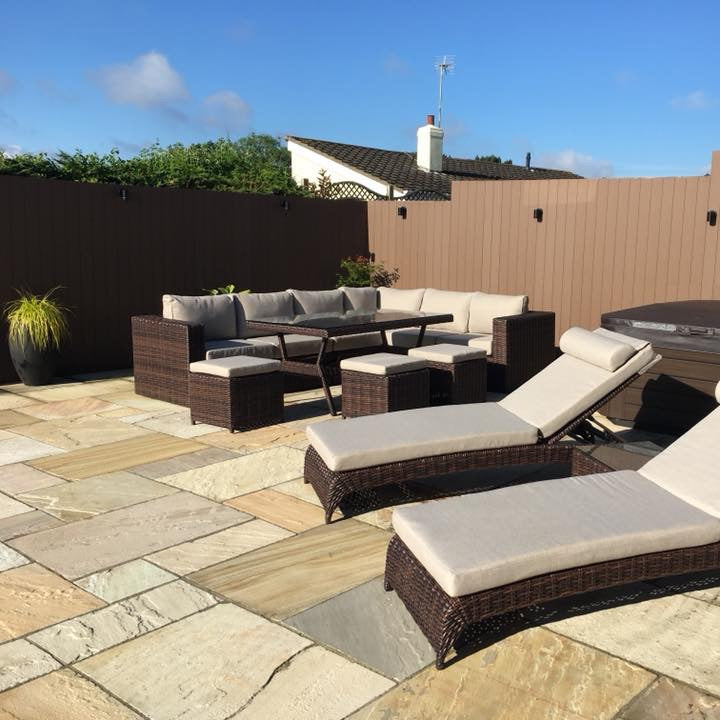 Composite Fencing Panel | Walnut