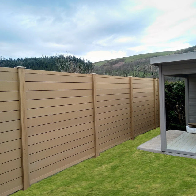 Composite Fence Panel | Oak
