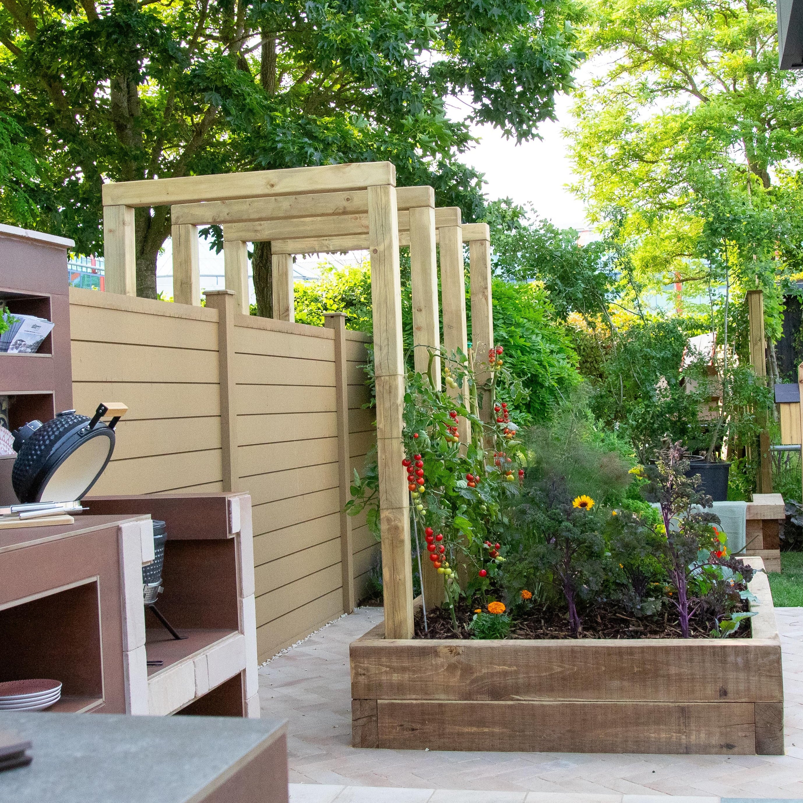 Composite Fence Panel | Oak