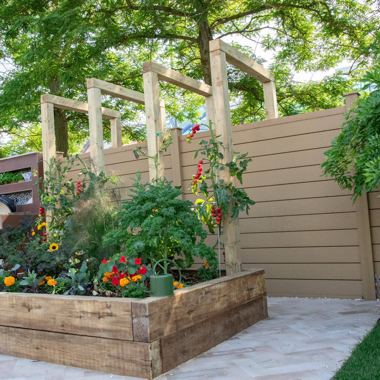 Composite Fence Panel | Oak