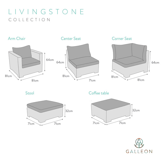 Livingstone Scuro Single Seat