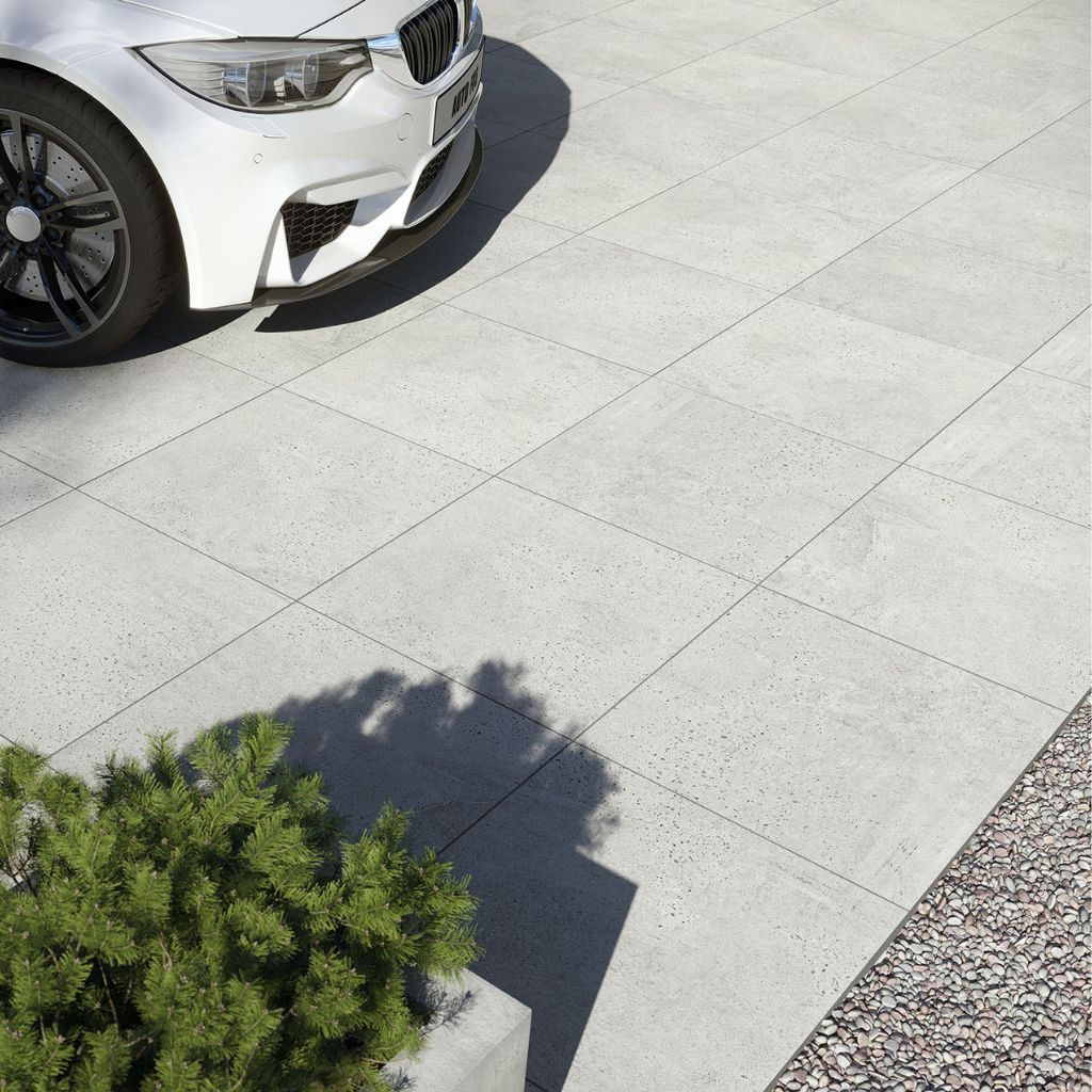 Luxe Ivory 595x595mm  Porcelain Paving (Pack 2)