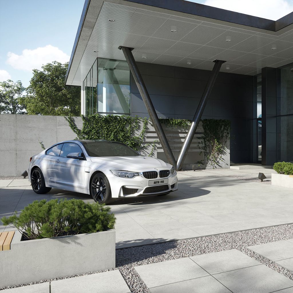 Luxe Ivory 595x595mm  Porcelain Paving (Pack 2)