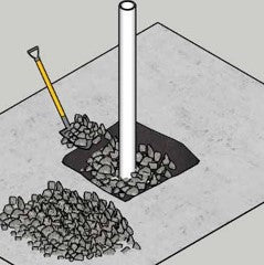 Soft Ground Fencing Post Anchor