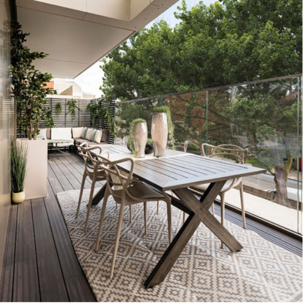 Pro-Grip Aluminium Deck Board 8014 Sepia Brown - 3.6m | Hyperion Aluminium