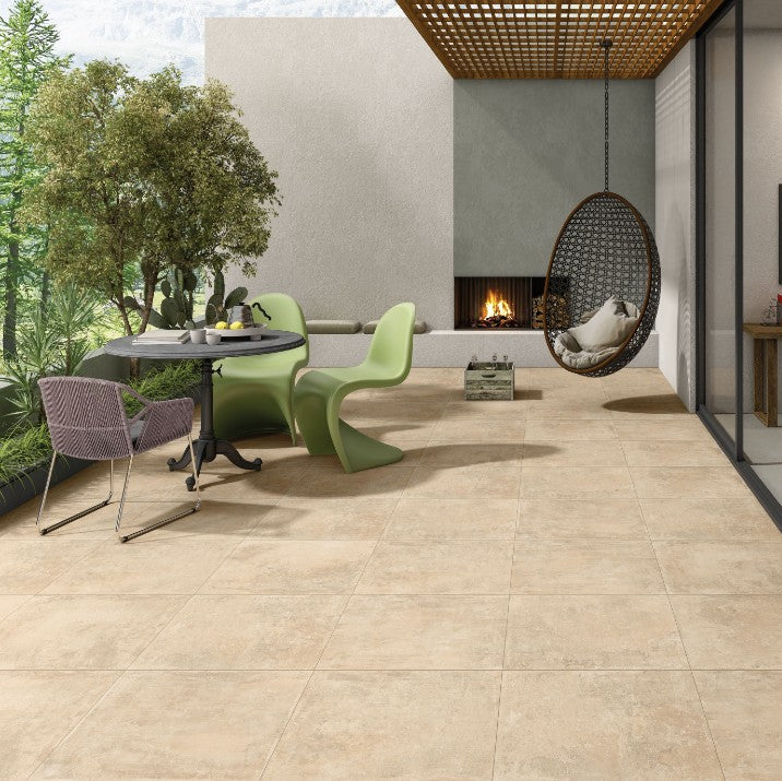 Sand 600x600mm Porcelain Paving (Pack 2)