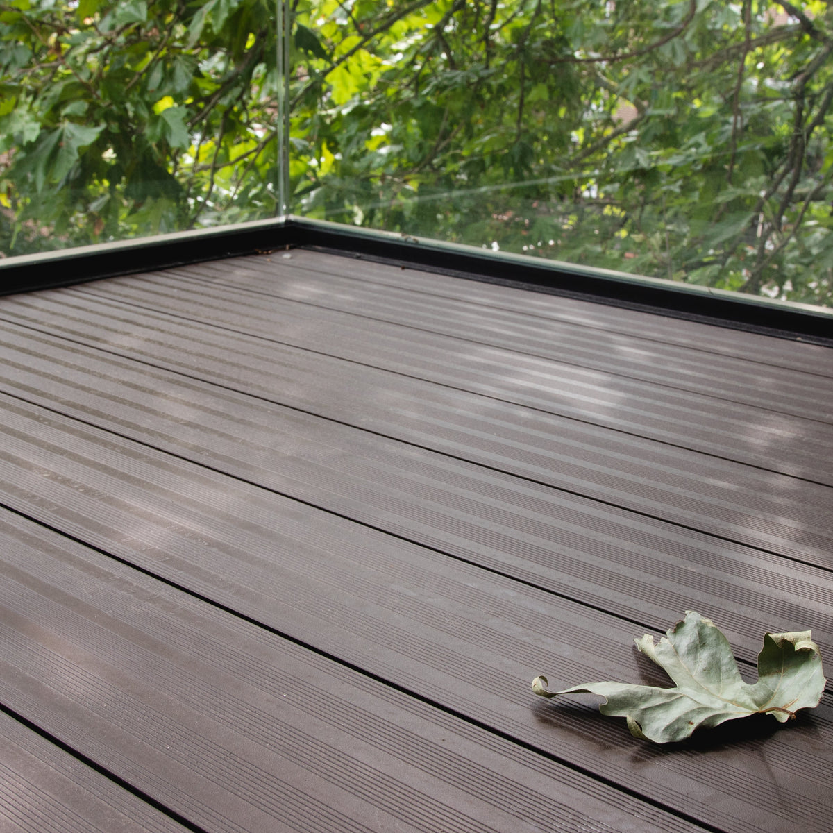 Pro-Grip Aluminium Deck Board 8019 Grey Brown - 3.6m | Hyperion Aluminium