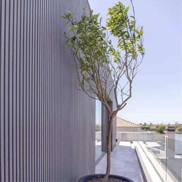 Grey Ash Slatted Composite Cladding Board