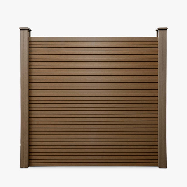 Slatted Composite Fencing Panel | Balau