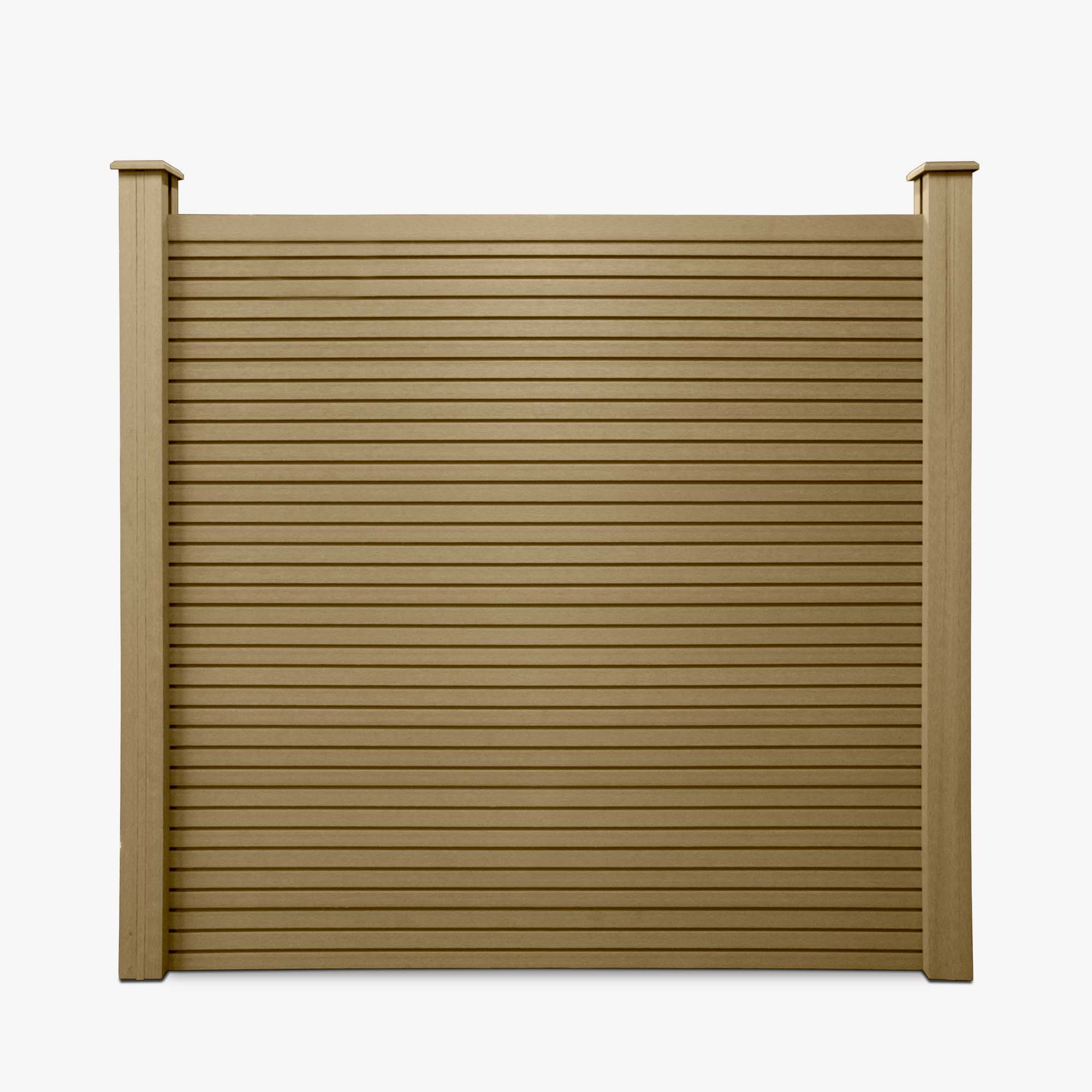 Slatted Composite Fencing Panel | Cedar