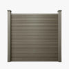 Slatted Composite Fencing Panel | Grey Ash