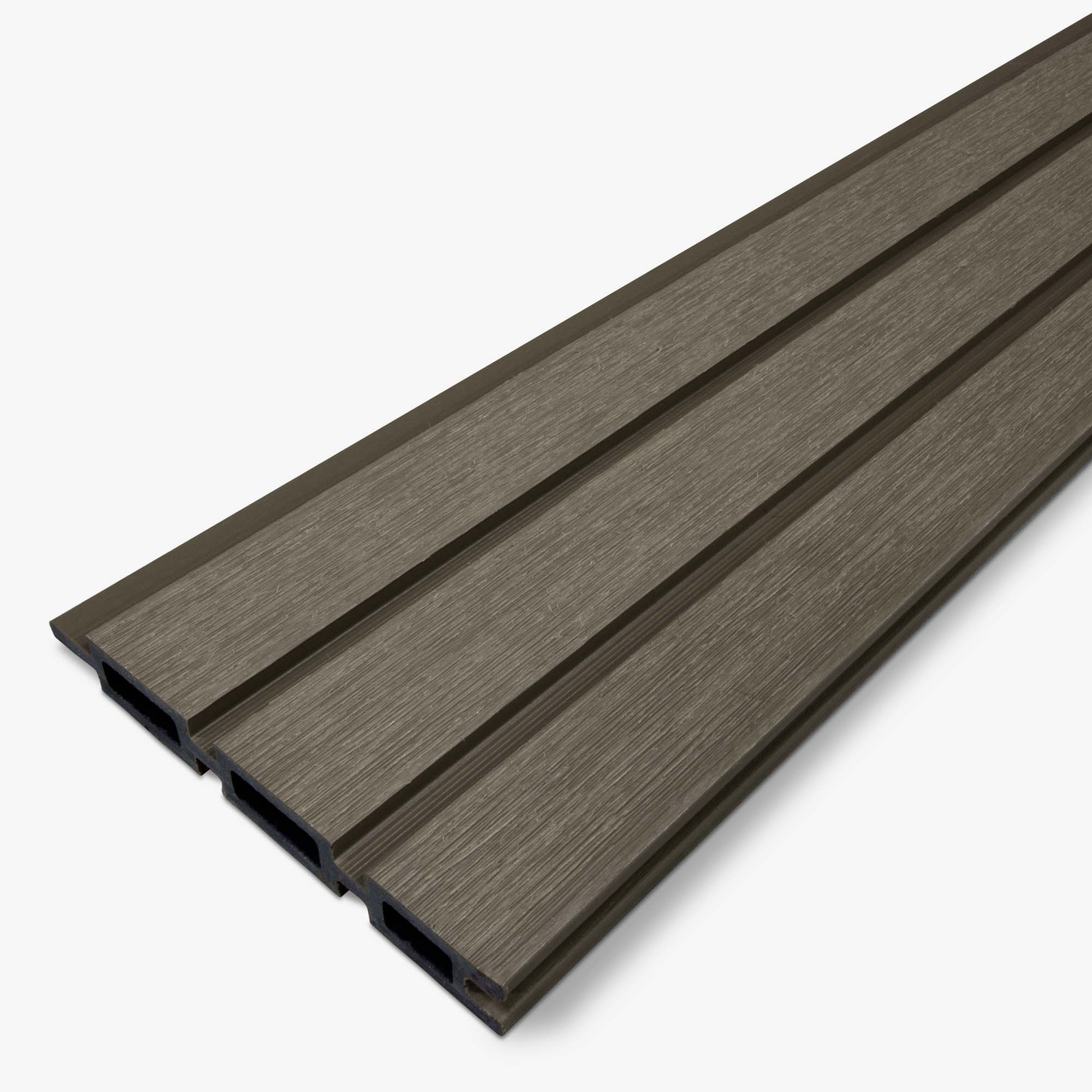 Fence Panel Slat | Grey Ash Slatted
