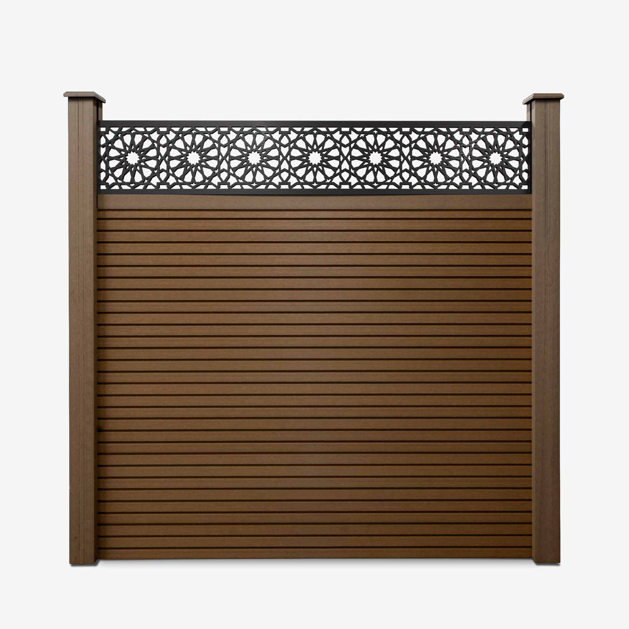 Slatted Composite Fencing Panel | Balau
