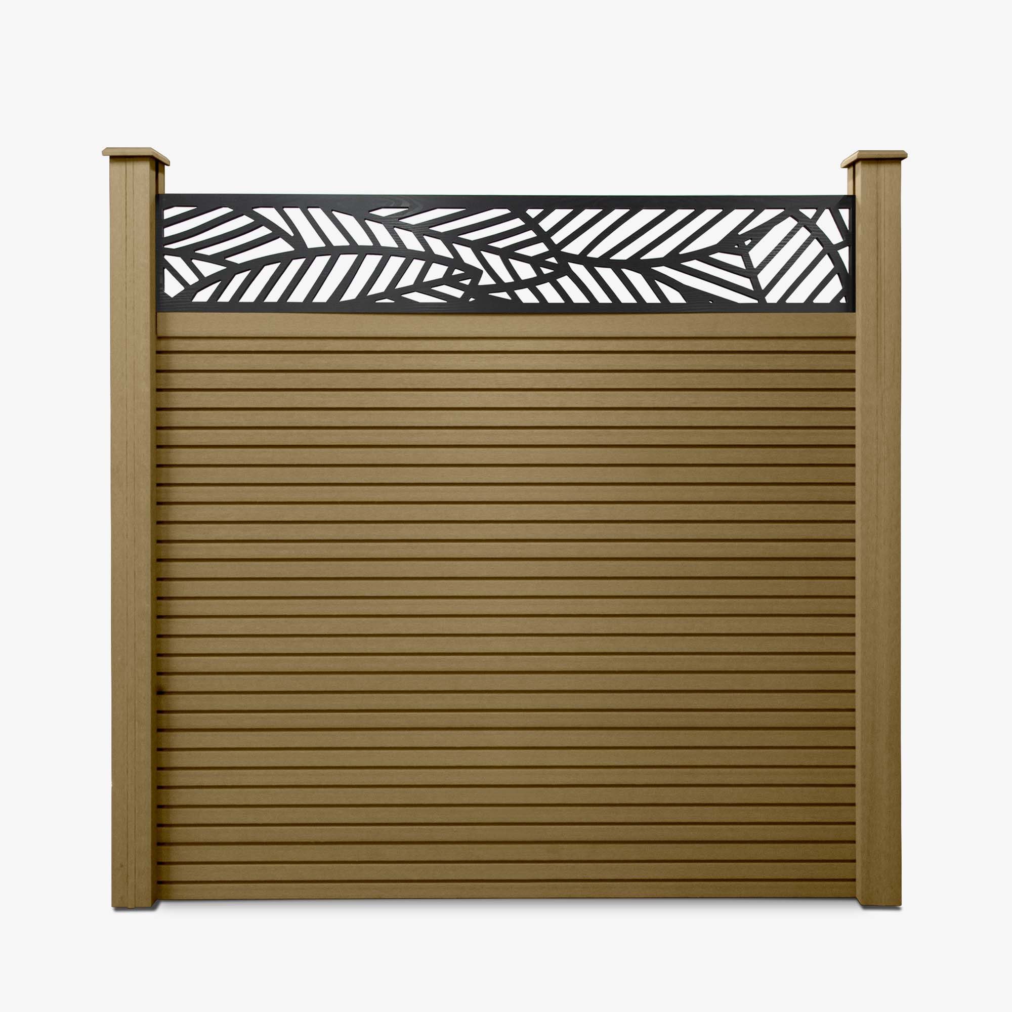 Slatted Composite Fencing Panel | Cedar