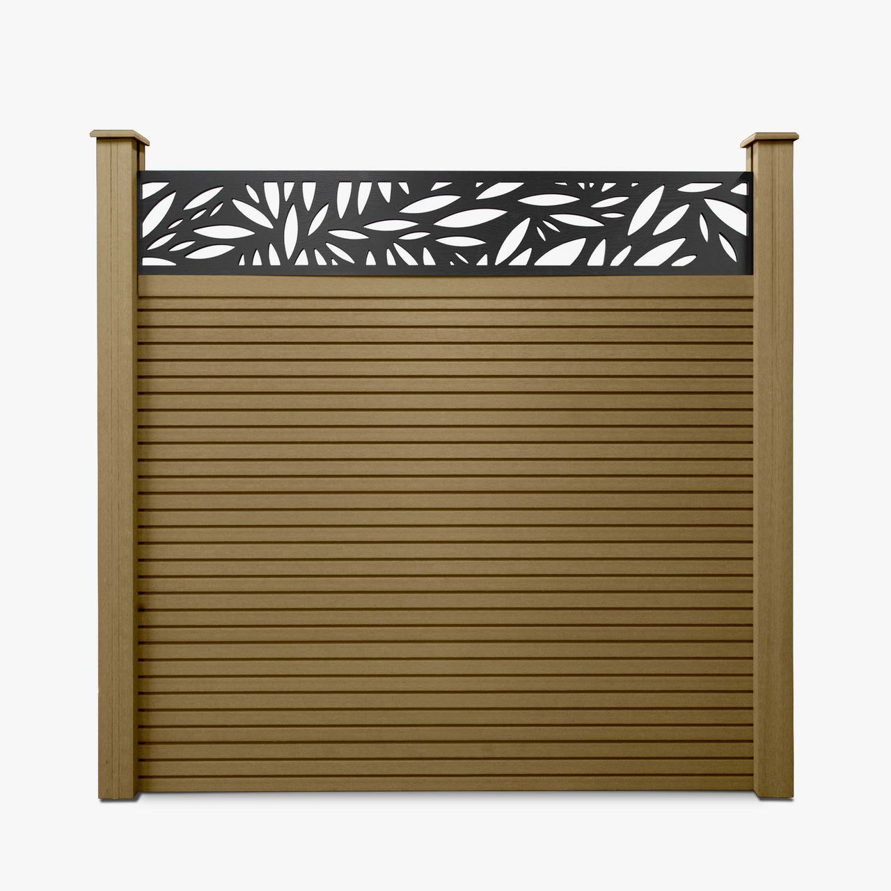 Slatted Composite Fencing Panel | Cedar