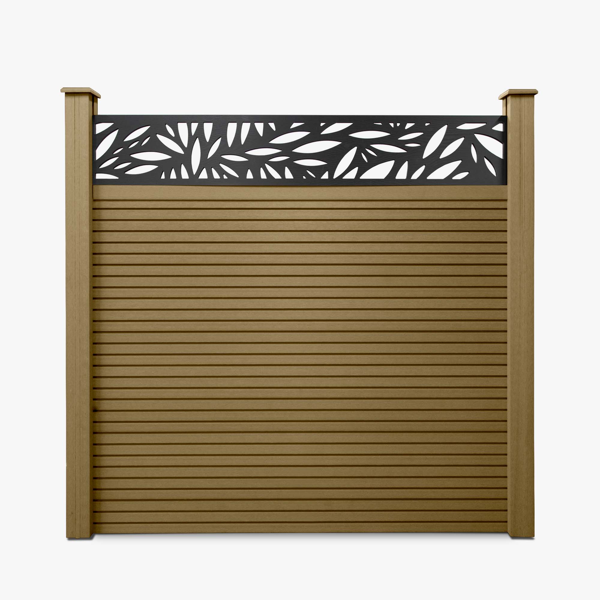 Slatted Composite Fencing Panel | Cedar