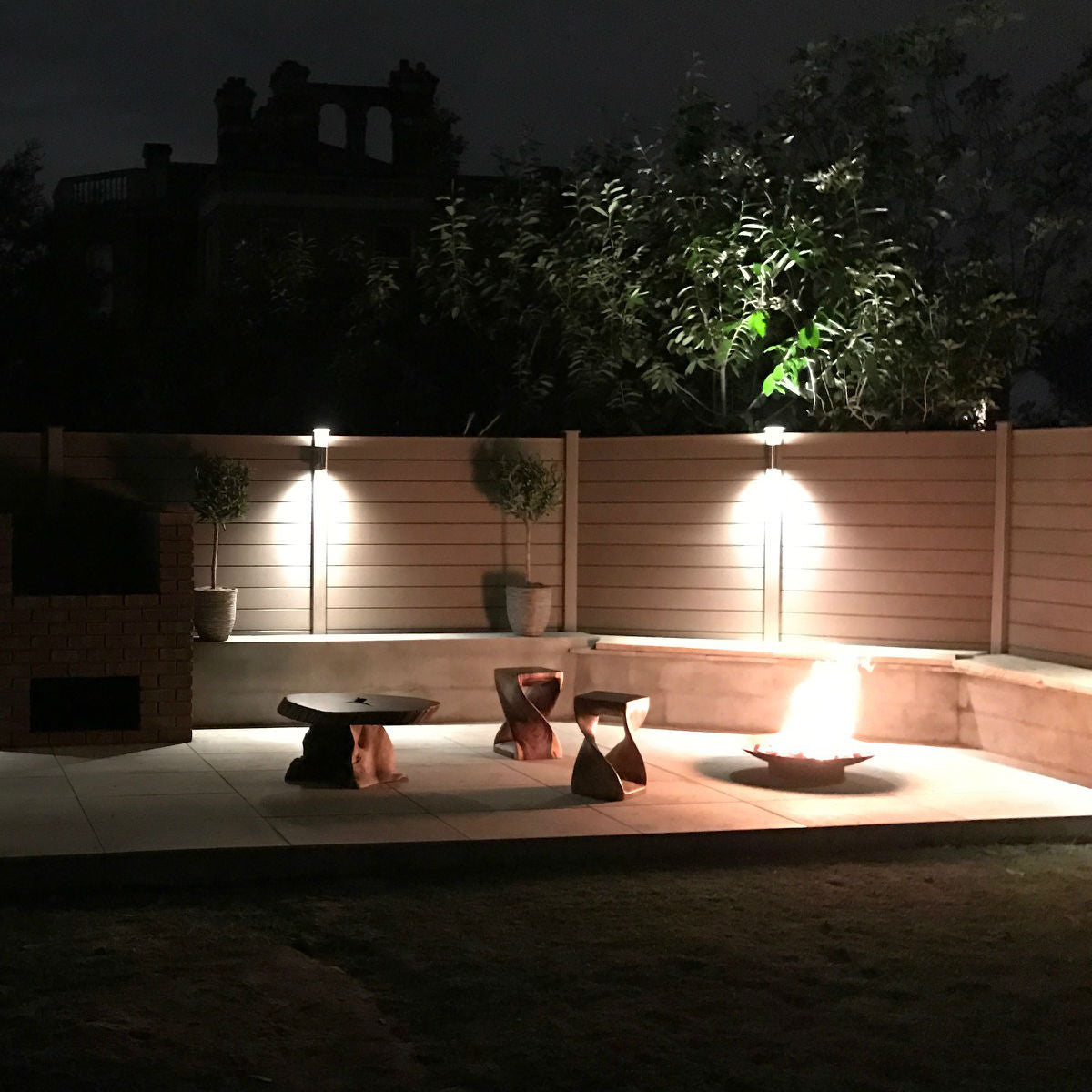 Composite Fencing Panel | Walnut