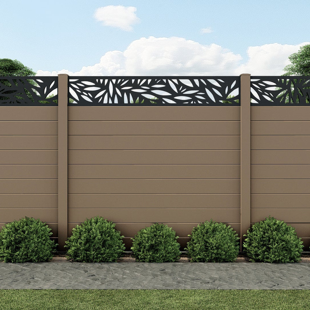Composite Fencing Panel | Walnut