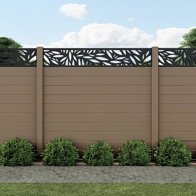 Composite Fencing Panel | Walnut