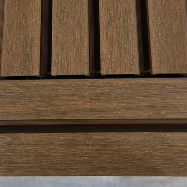 Cedar Slatted Cladding Window Reveal