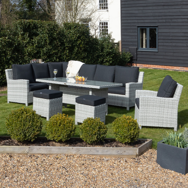 Baret Modular Rattan Dining Set Chair