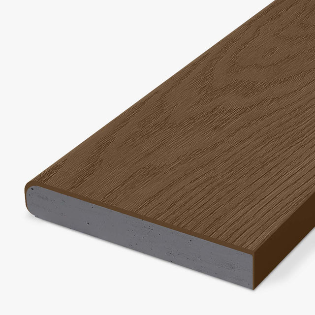 Aged Oak Bullnose Edge Board | Yardcom