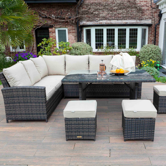 Huxley 9 Seat Dining Sofa Set