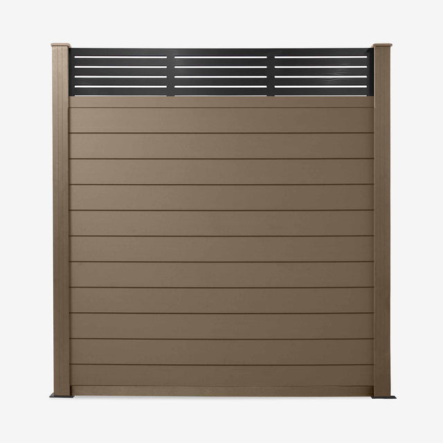 Composite Fencing Panel | Walnut