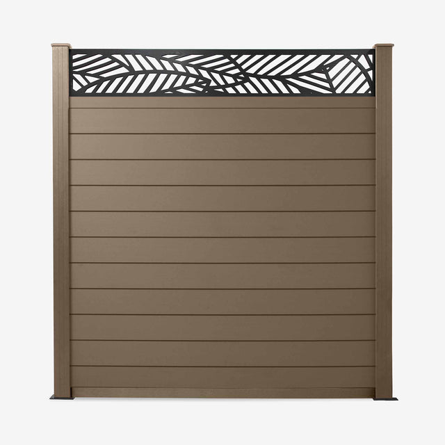 Composite Fencing Panel | Walnut