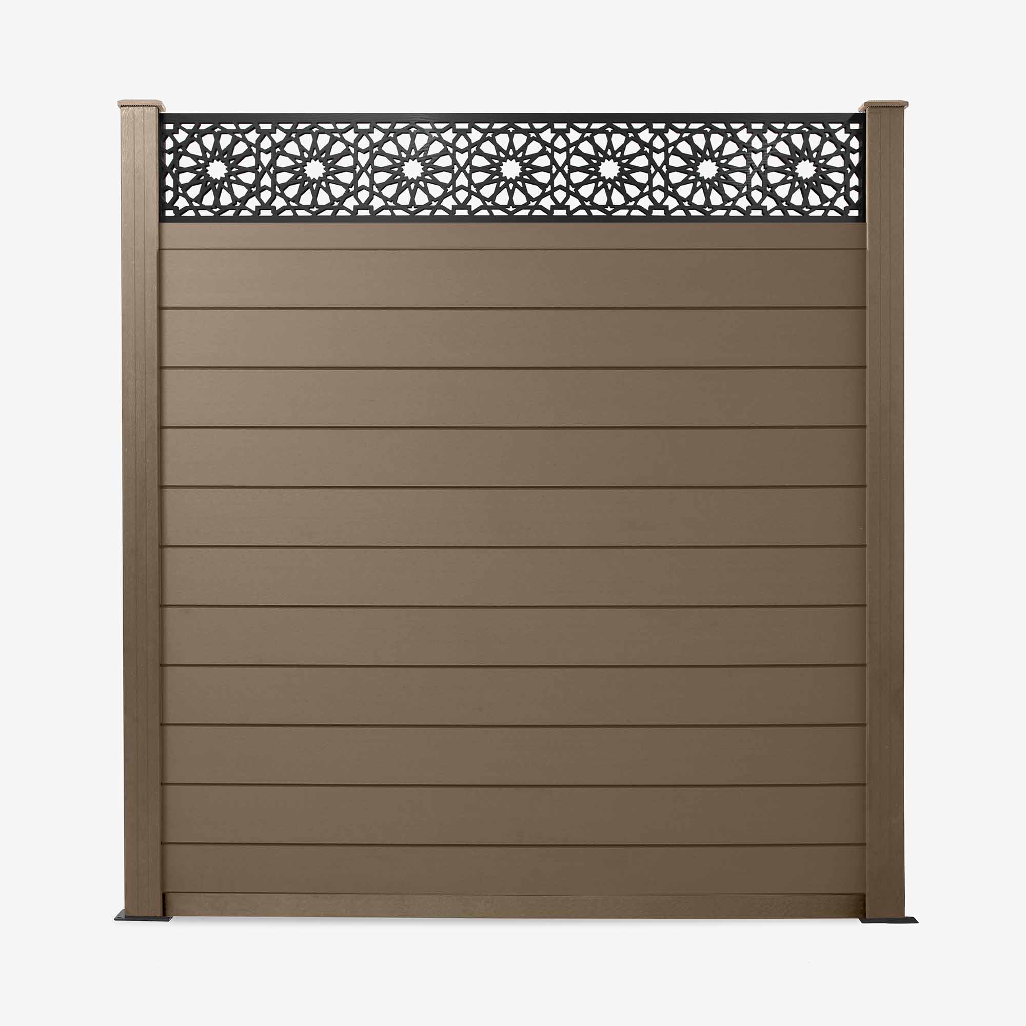 Composite Fencing Panel | Walnut