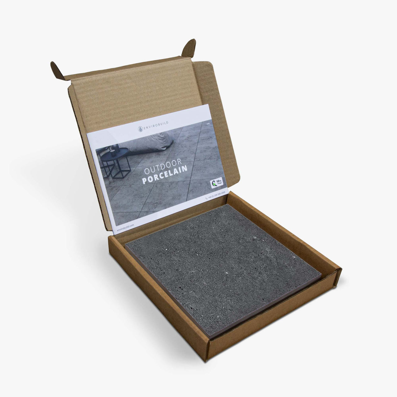 Graphite 200x200mm Porcelain Sample Pack