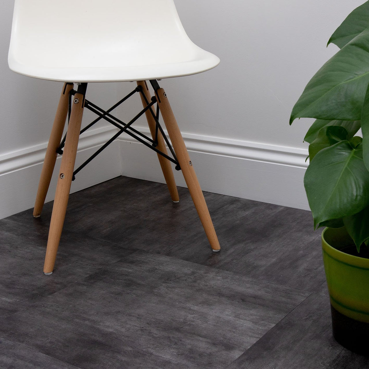 Black Slate Dryback LVT