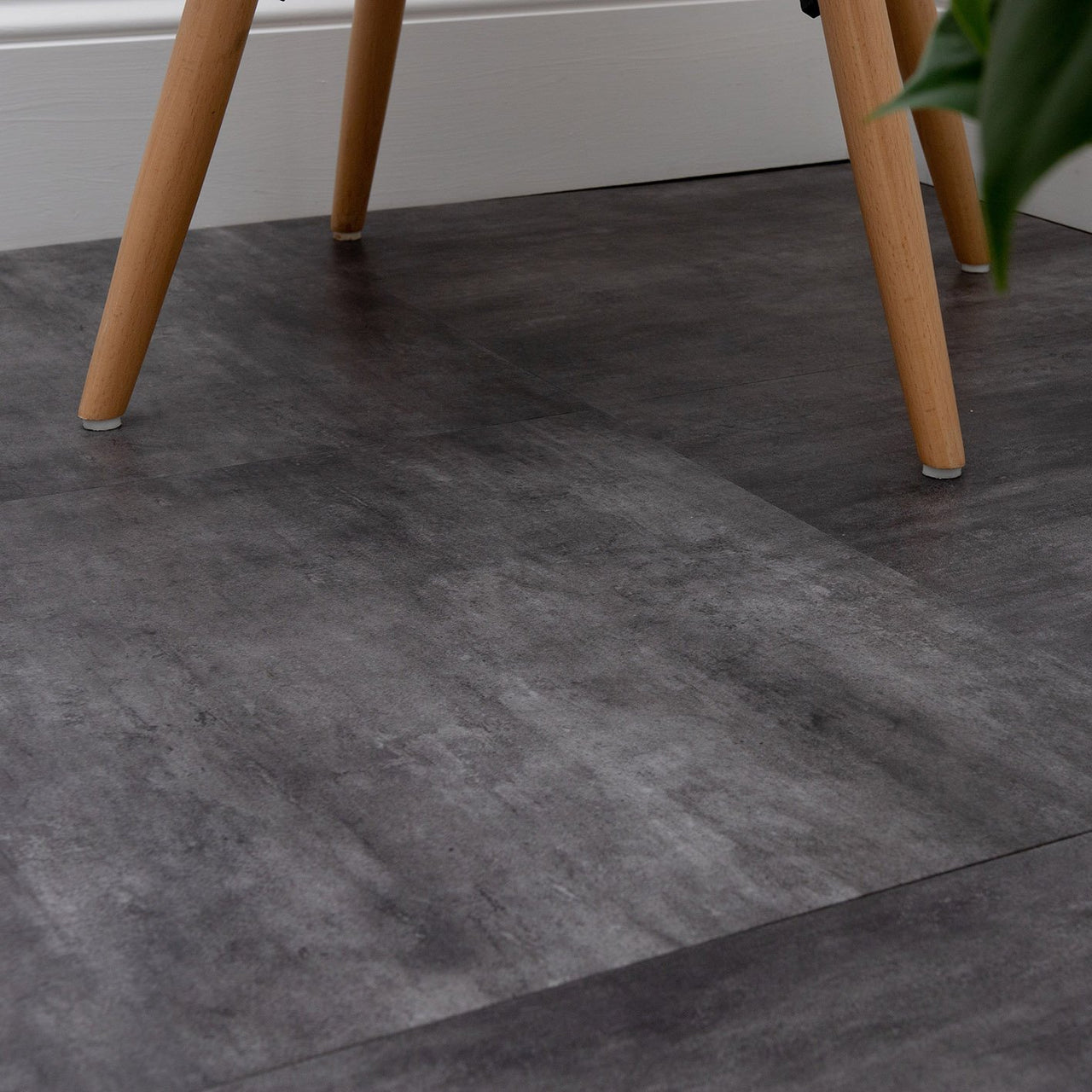 Black Slate Dryback LVT