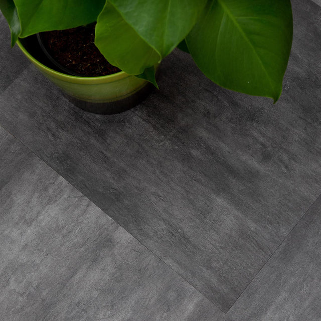 Black Slate Dryback LVT
