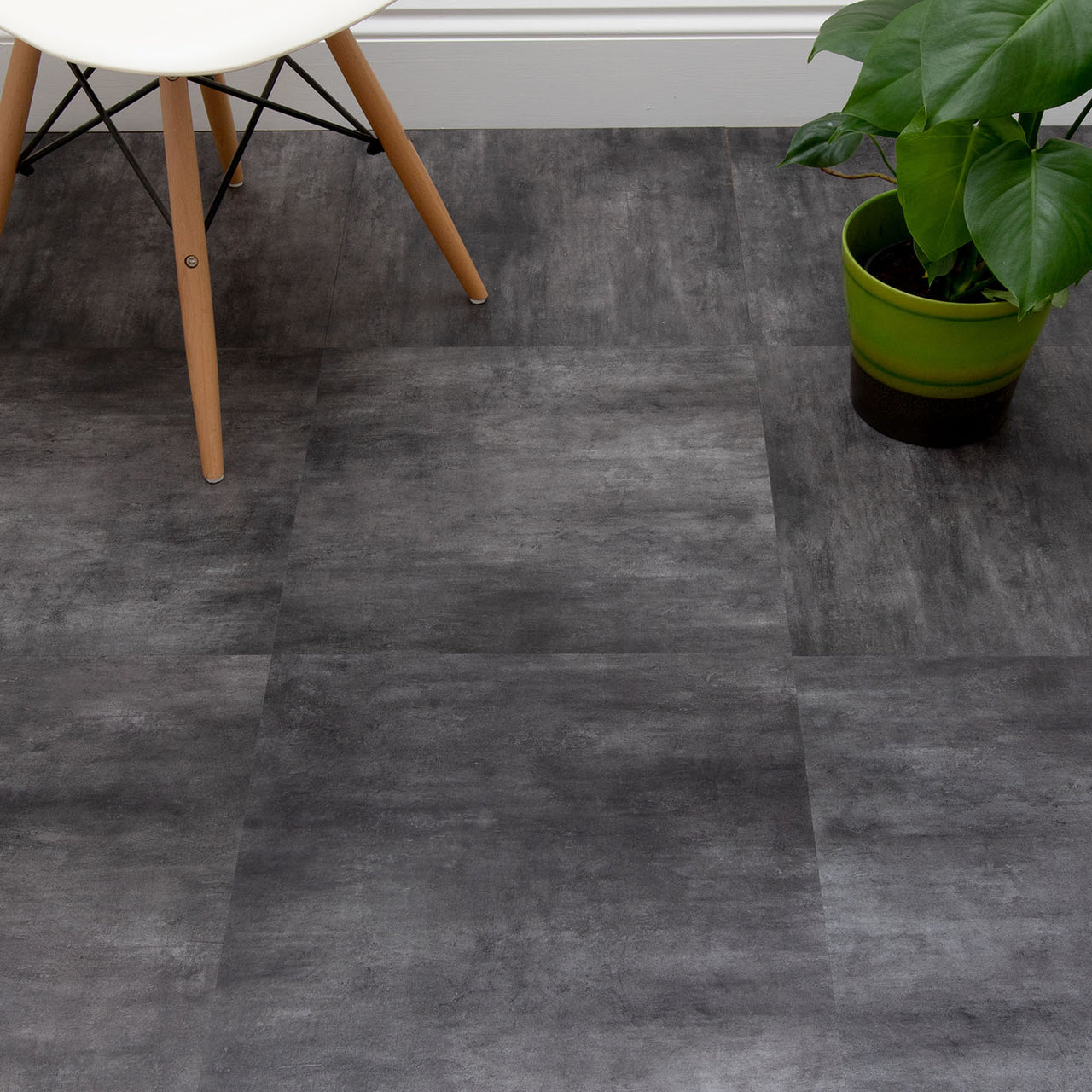 Black Slate Dryback LVT