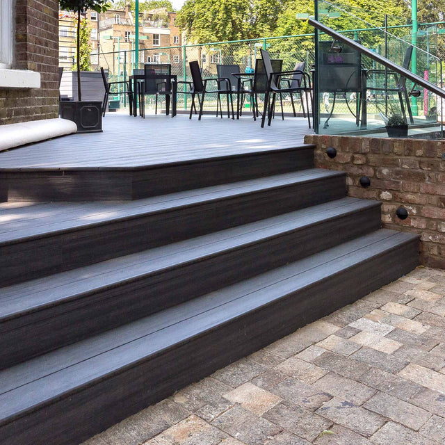 Composite Deck Fascia - Slate | HYPERION Decking