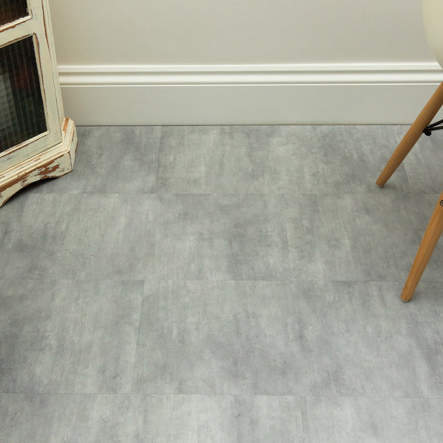 Elegant Concrete Click LVT