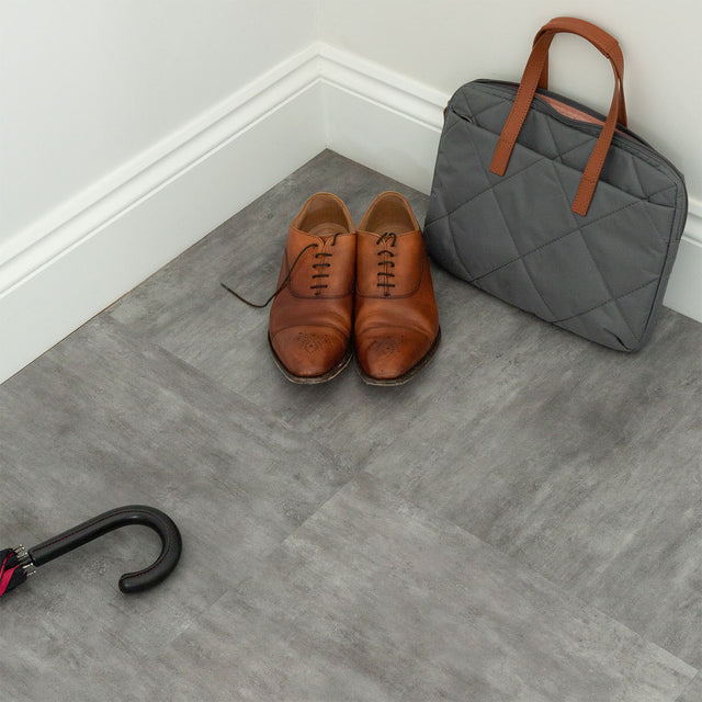 Grey Limestone Dryback LVT