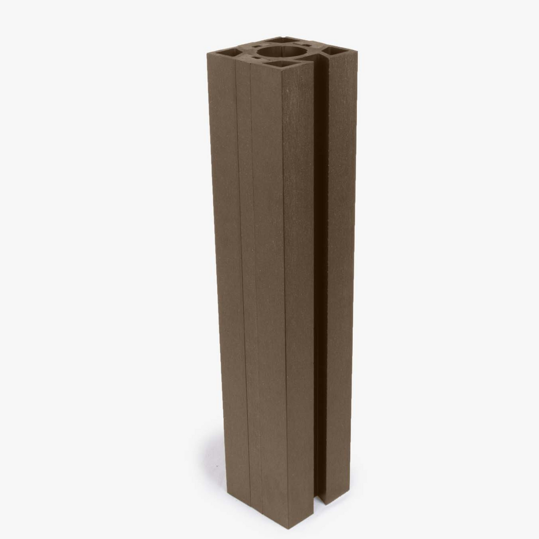 Walnut Composite Fence Posts - Hyperion Fencing | EnviroBuild